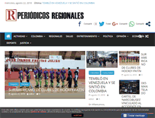 Tablet Screenshot of periodicosregionales.com